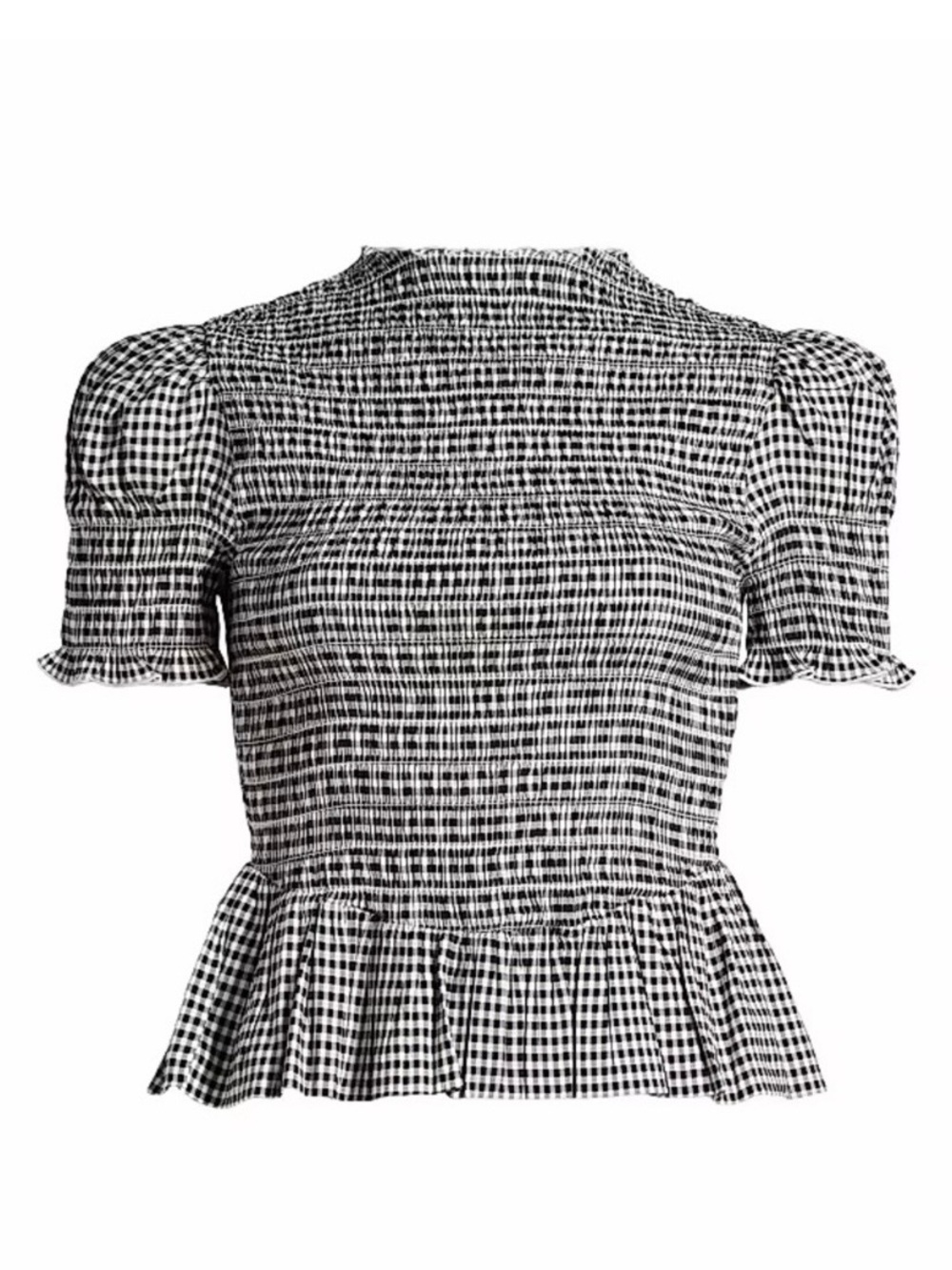 Reformation Aggie Top M Gingham